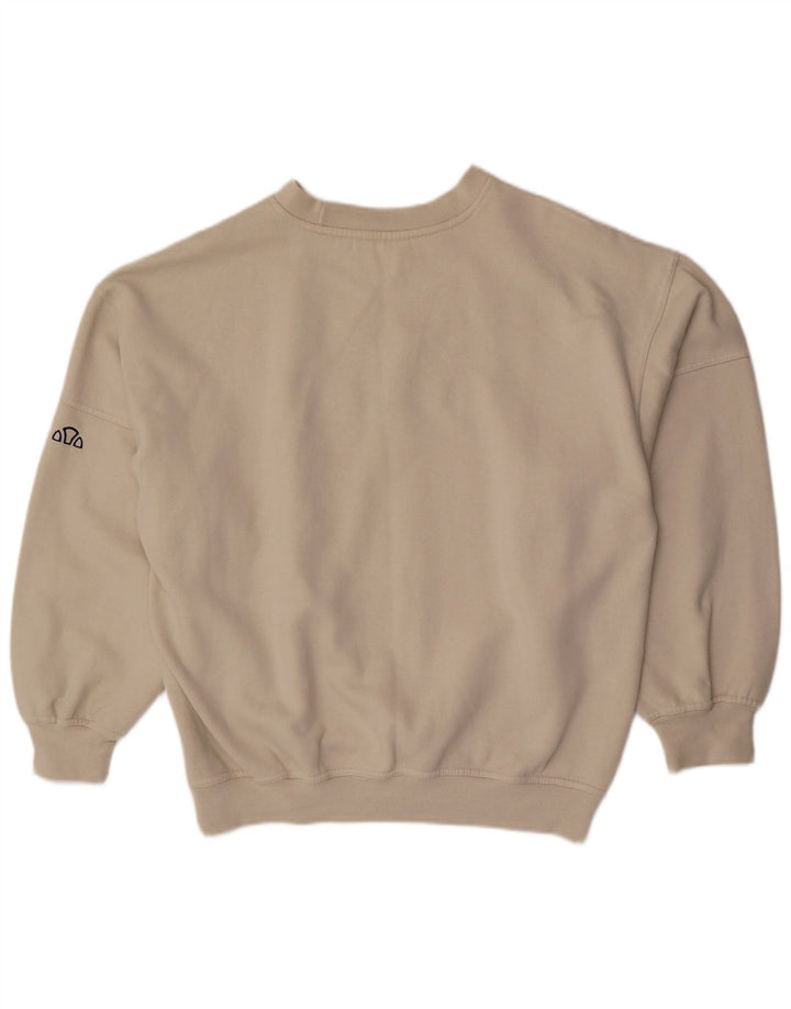 Ellesse moletom masculino gráfico jumper grande bege poliéster