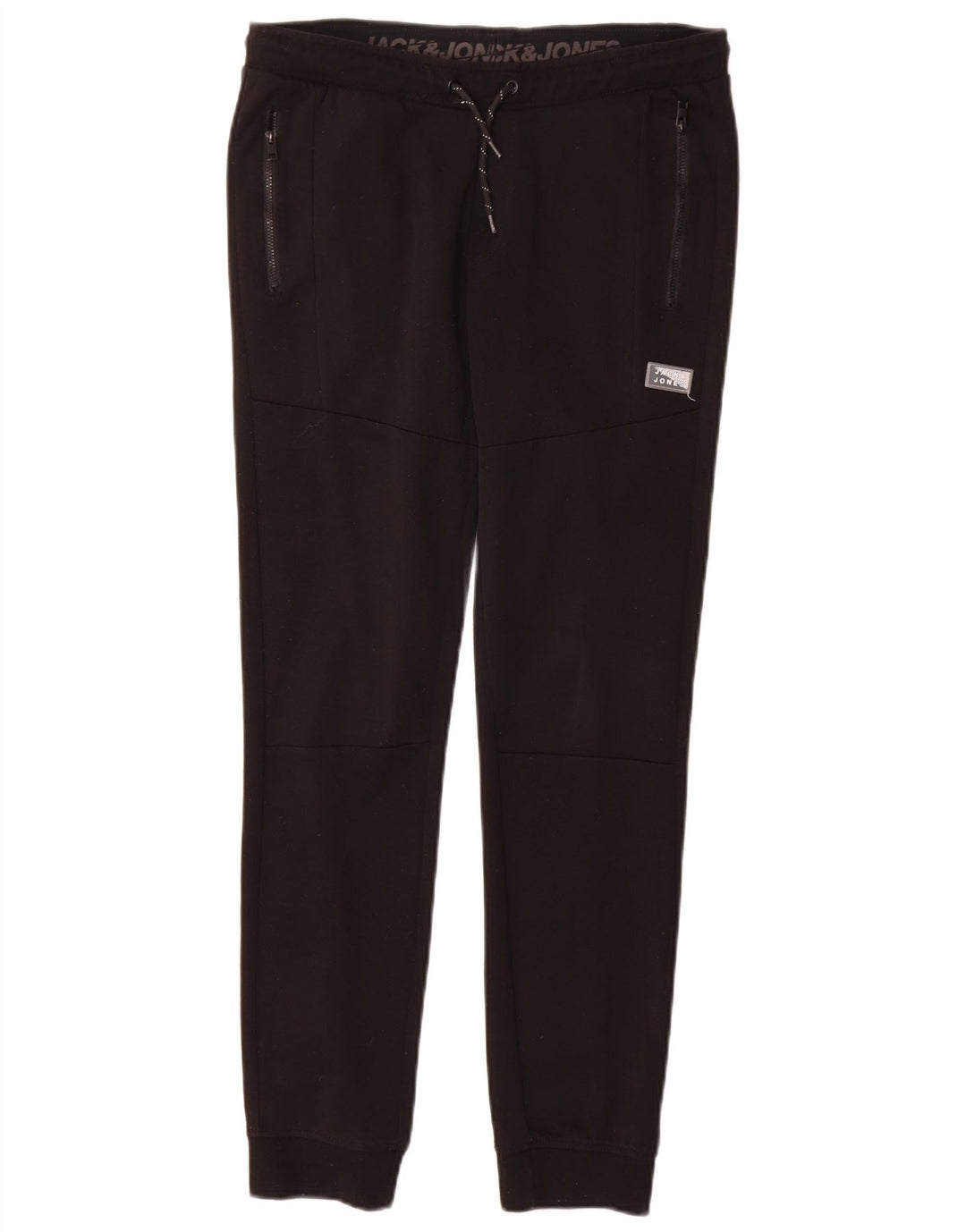 Jack & Jones Meninos Calças de treino Joggers 13-14 anos Poliéster preto