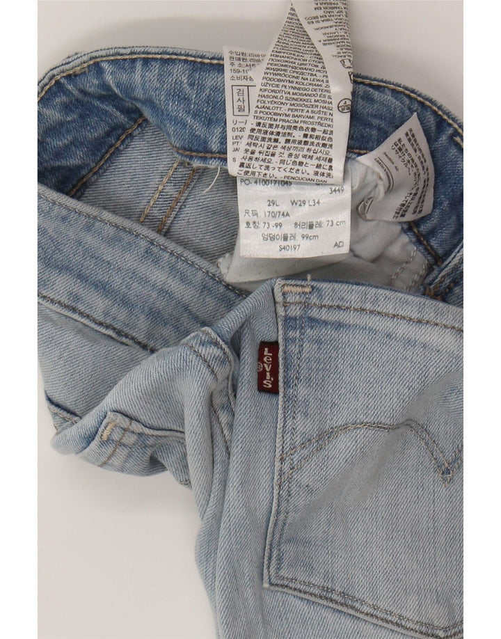 Calça jeans feminina LEVI'S Slight Curve Slim W29 L34 azul algodão