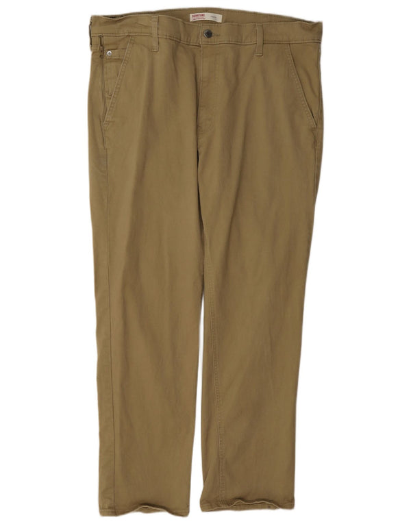Calça Chino Slim Signature Masculina Levi's W38 L32 Algodão Cáqui
