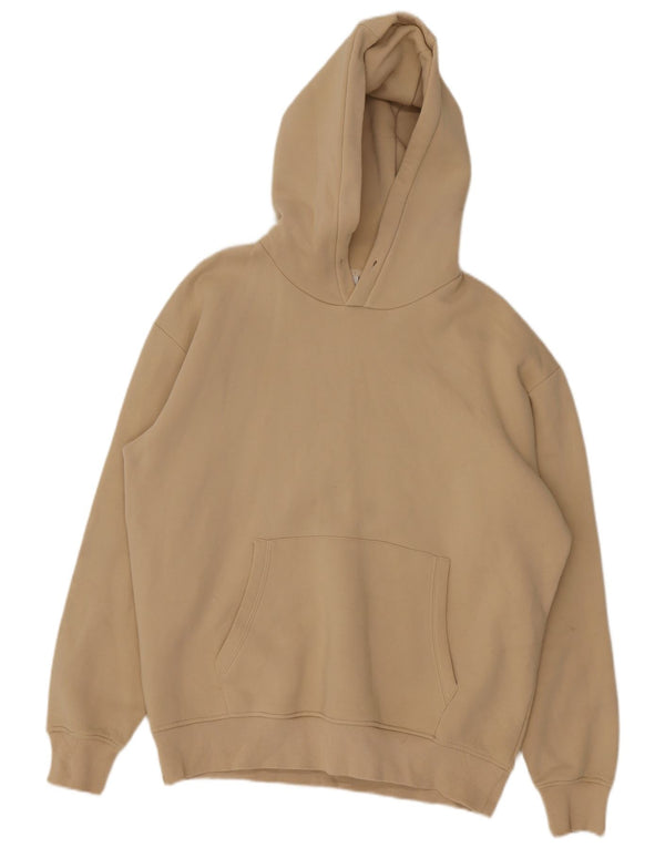 Zara moletom com capuz masculino 2XL algodão bege