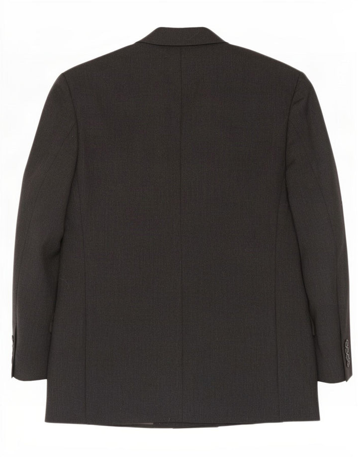 Jaqueta blazer masculina Strellson com peito duplo IT 48 lã cinza médio