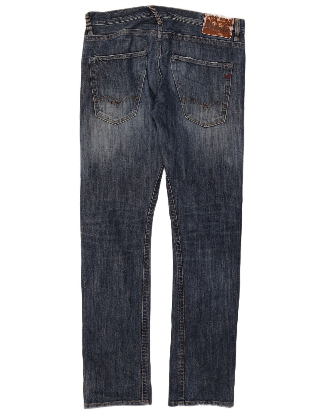 Replay Jeans Slim Masculino W32 L32 Azul Algodão