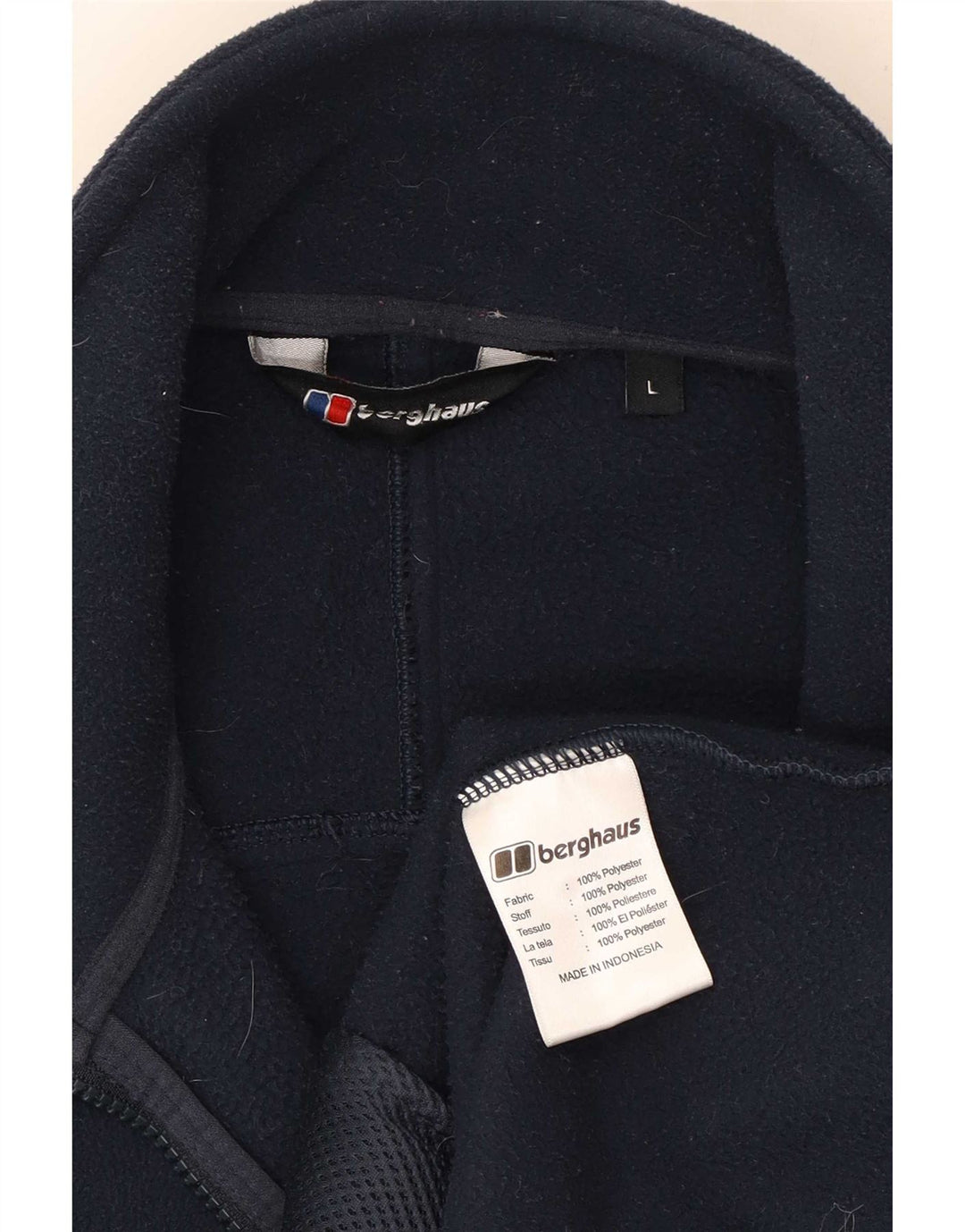 Berghaus Mens Liner Fleece Jacket UK 40 Grande Poliéster Azul Marinho