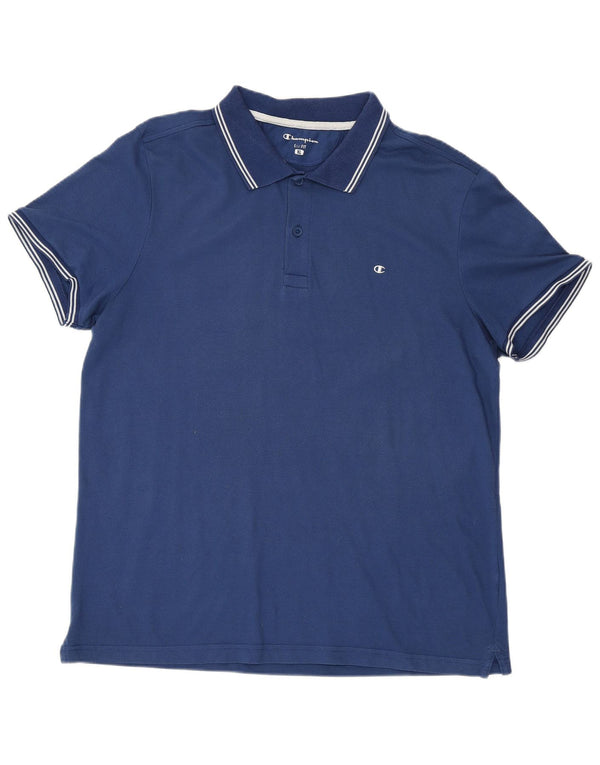 CAMPEÃO Camisa polo masculina Easy Fit XL azul