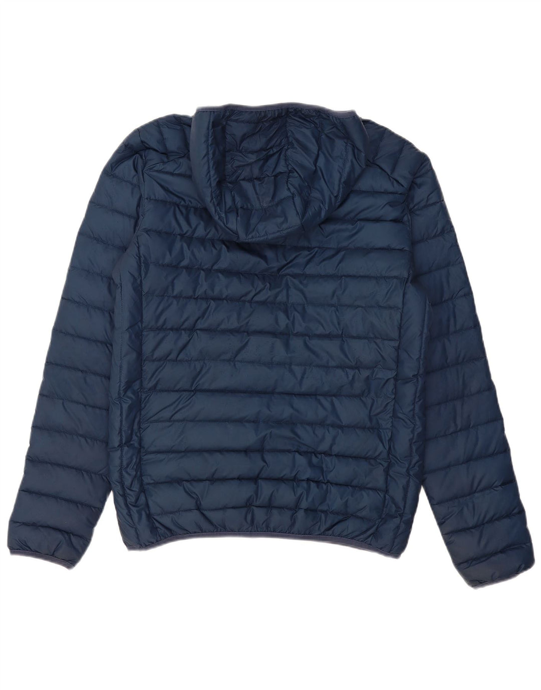 Jaqueta masculina acolchoada com capuz ELLESSE UK 36 poliéster azul marinho pequeno