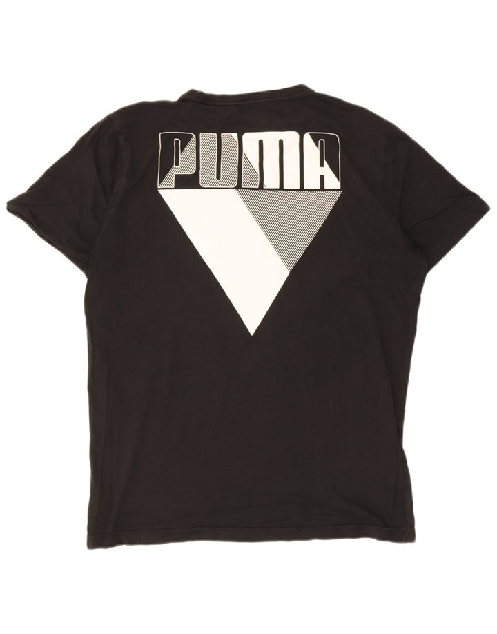 Camiseta Puma Masculina Graphic Top Médio Preto