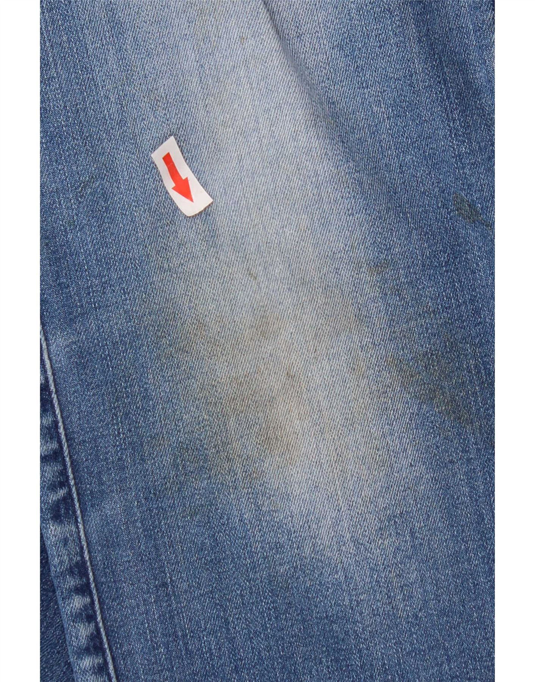 Lee Womens Marion Straight Jeans W30 L31 Azul Algodão