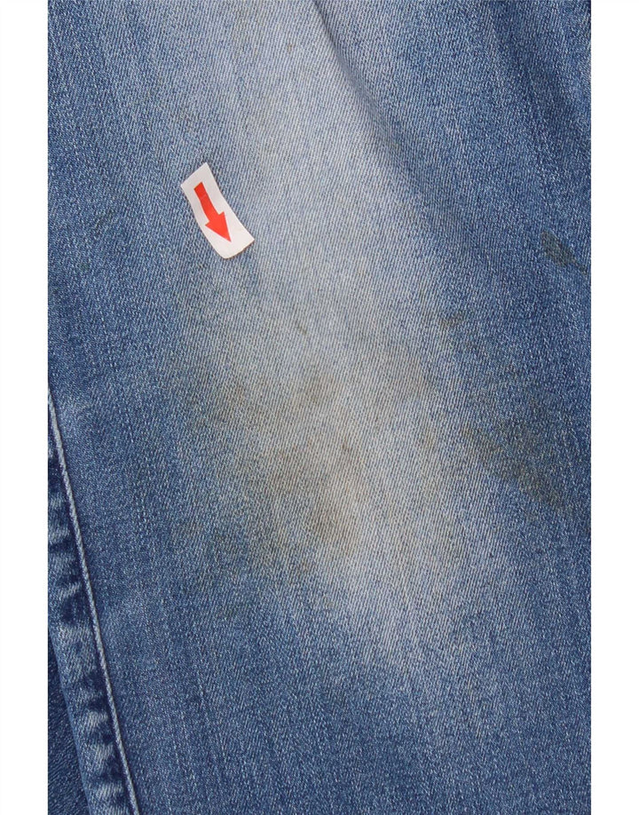 Lee Womens Marion Straight Jeans W30 L31 Azul Algodão