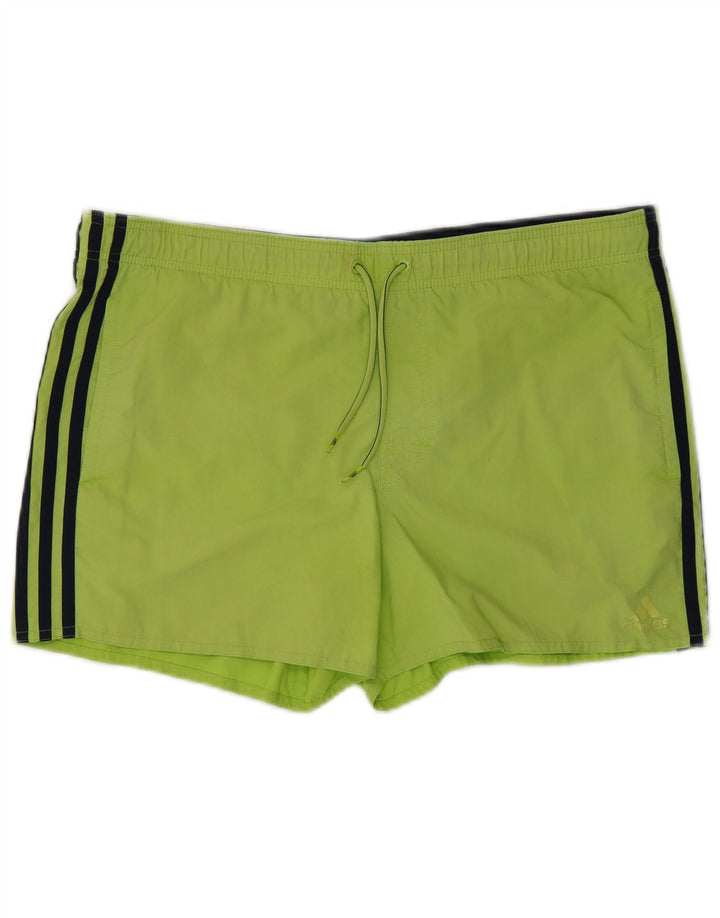 Calções de banho masculinos ADIDAS poliéster verde médio