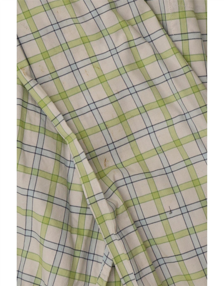 Camisa masculina TOMMY HILFIGER 2XL algodão xadrez verde