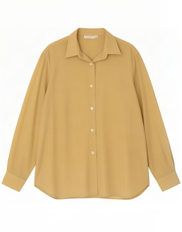Blusa Camisa Feminina Vintage IT 48 XL Bege