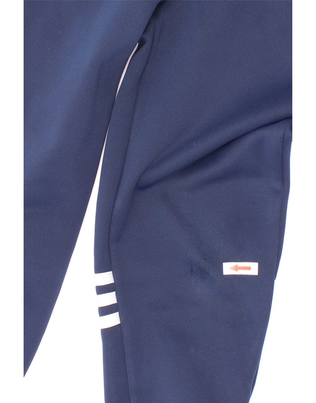 Adidas meninos calças de treino joggers 6-7 anos azul marinho poliéster