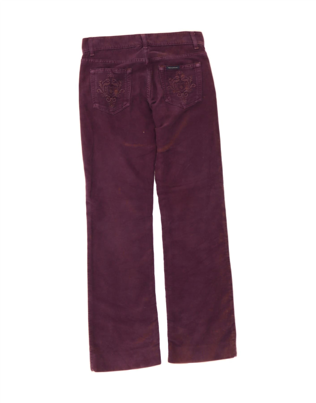 BALLANTYNE Womens Straight Jeans W26 L30 Purple Cotton Vintage Ballantyne and Second-Hand Ballantyne from Messina Hembry 