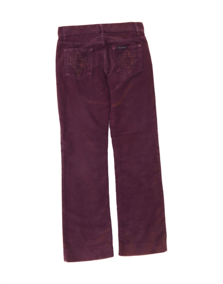 BALLANTYNE Womens Straight Jeans W26 L30 Purple Cotton Vintage Ballantyne and Second-Hand Ballantyne from Messina Hembry 