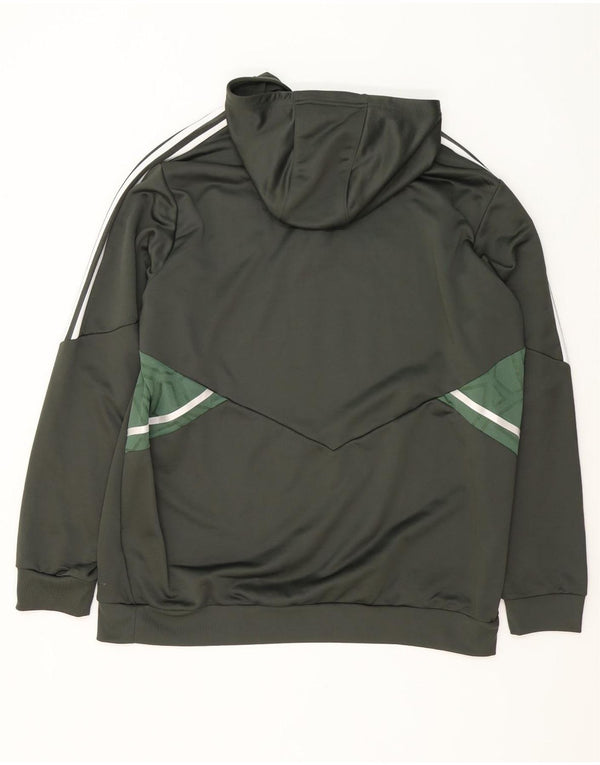 Adidas masculino The Celtic Football Club moletom com capuz 2XL cáqui colorblock