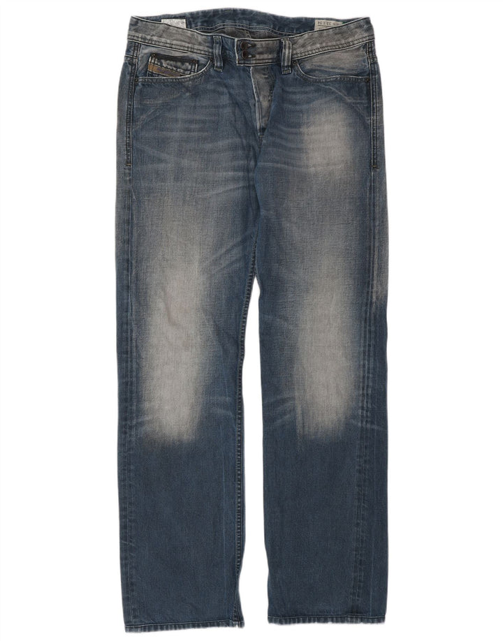 Jeans retos masculinos Diesel W33 L34 algodão azul