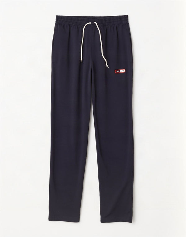 Calça de treino masculina Adidas médio azul marinho poliéster
