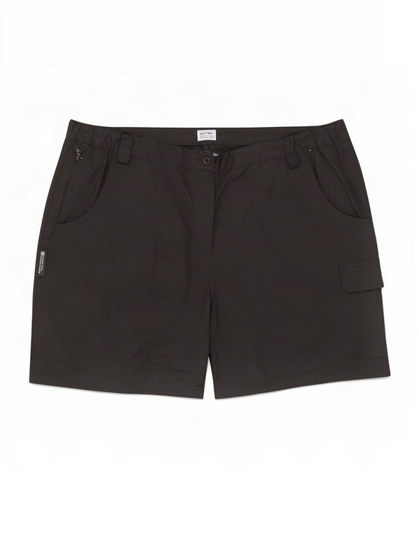 Shorts cargo feminino Mountain Warehouse UK 18 XL W36 azul marinho poliéster