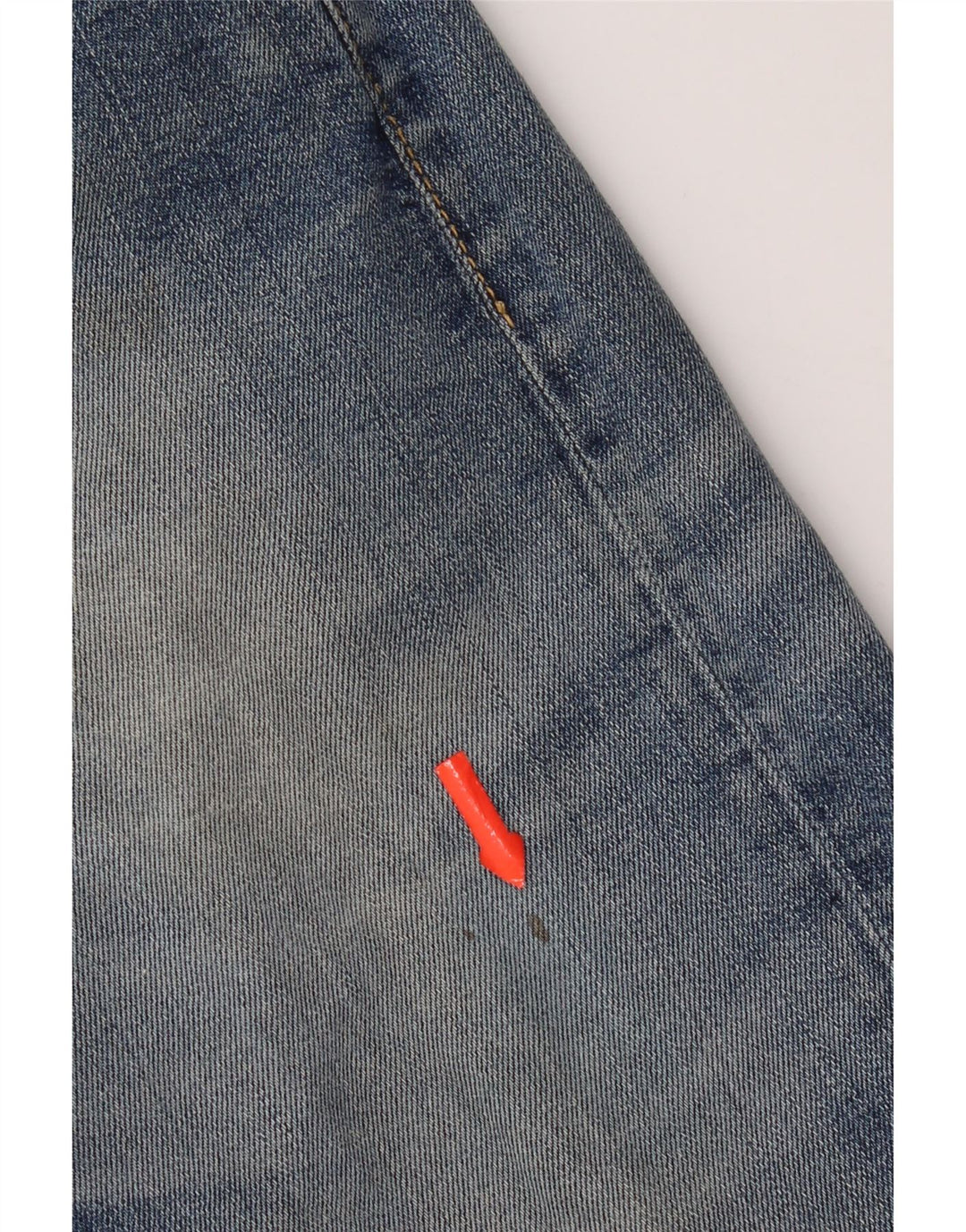 Calça jeans reta feminina Roy Rogers W29 L33 algodão azul