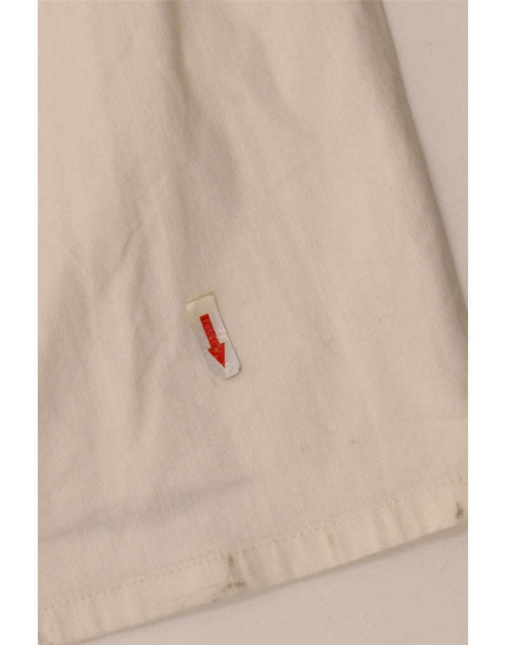 Lee Mens Brooklyn Straight Jeans W32 L34 Algodão Branco