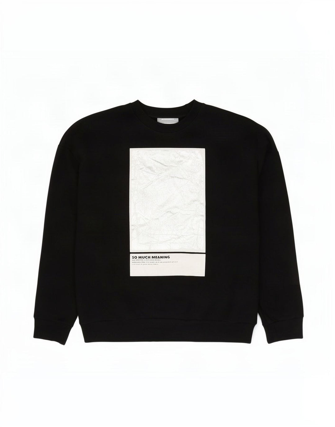 Zara feminino gráfico oversized moletom jumper Reino Unido 16 grande algodão preto