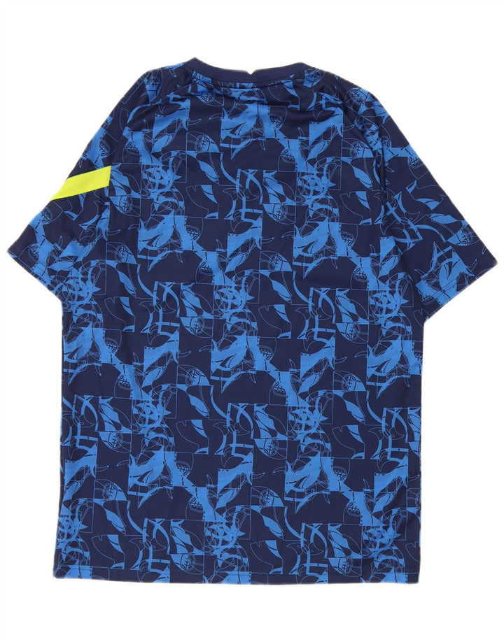 Camiseta masculina Nike Tottenham Hotspur Top grande azul marinho geométrico