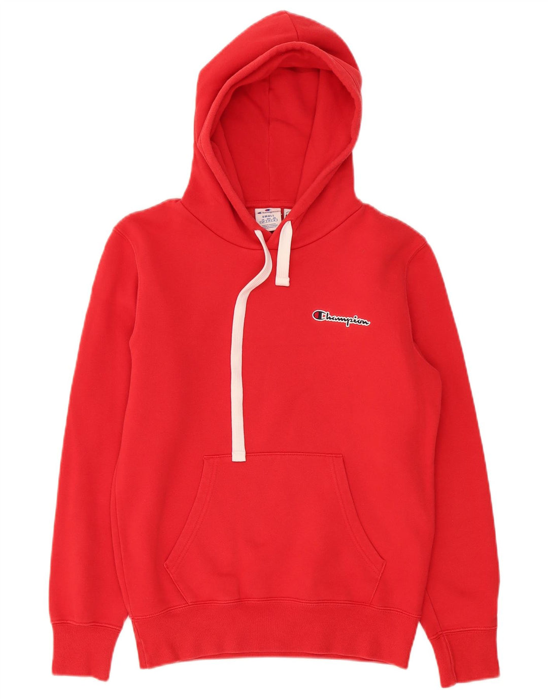 Jumper masculino com capuz Champion pequeno algodão vermelho