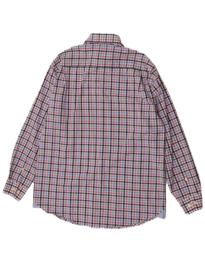 Camisa masculina Orvis média multicolorida guingão
