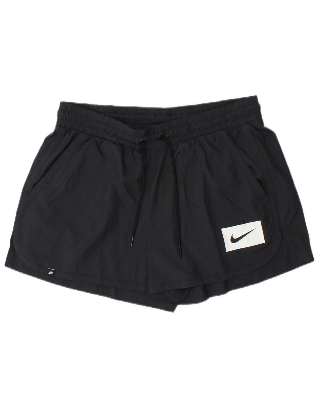 Shorts esportivos femininos NIKE UK 14 médio preto poliéster