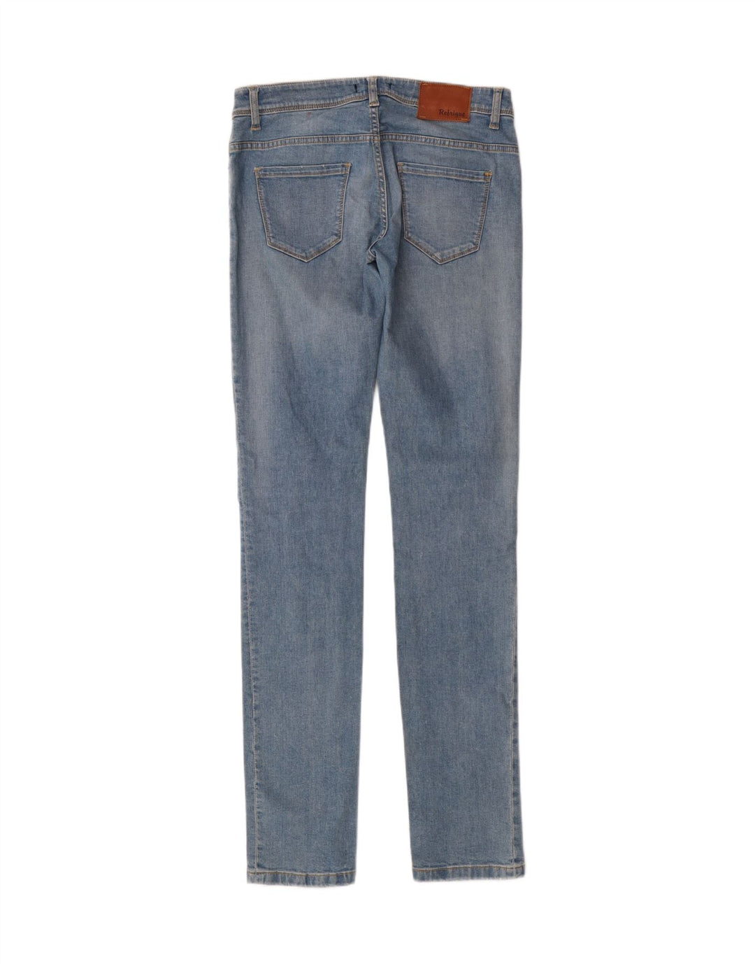 REFRIGUE Jeans Slim Feminino IT 44 Médio W30 L34 Azul Algodão
