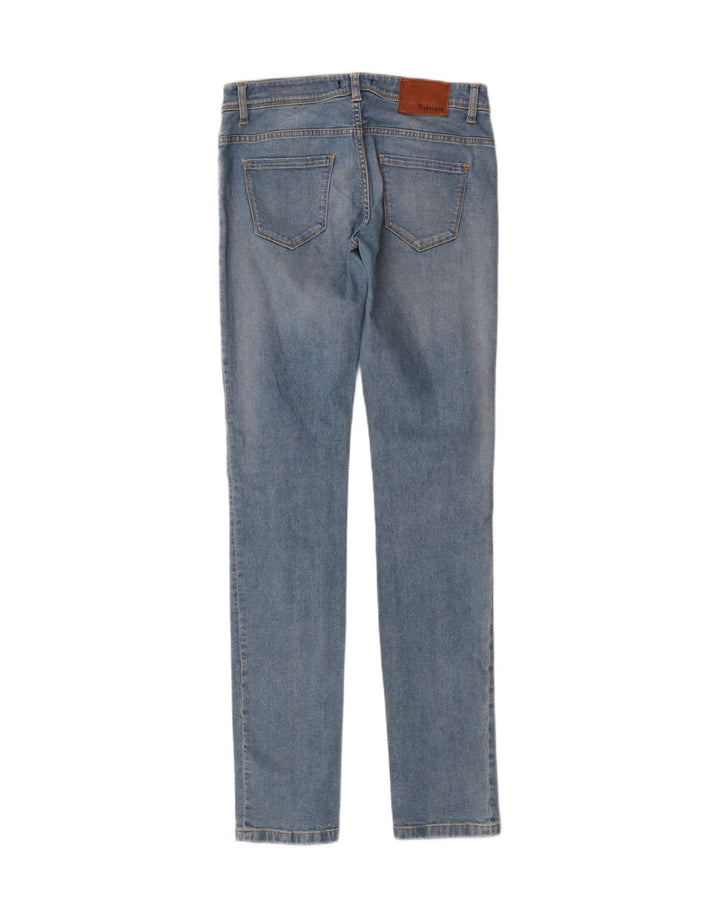 REFRIGUE Jeans Slim Feminino IT 44 Médio W30 L34 Azul Algodão