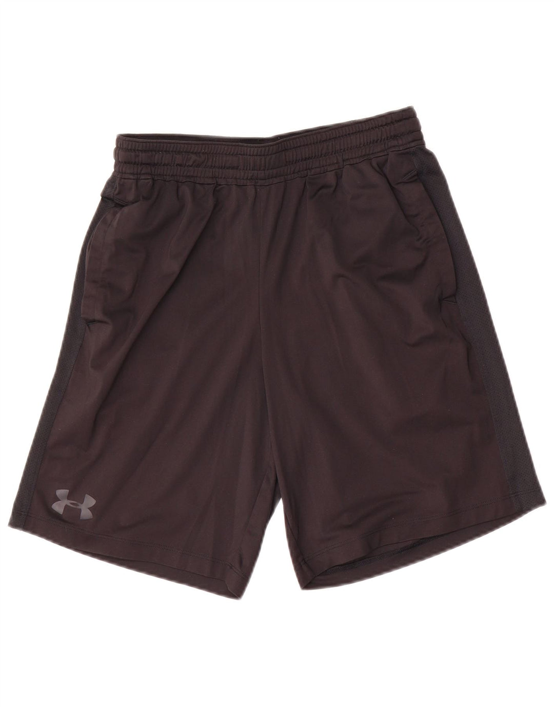 Shorts esportivos masculinos Under Armour Heat Gear pequenos pretos