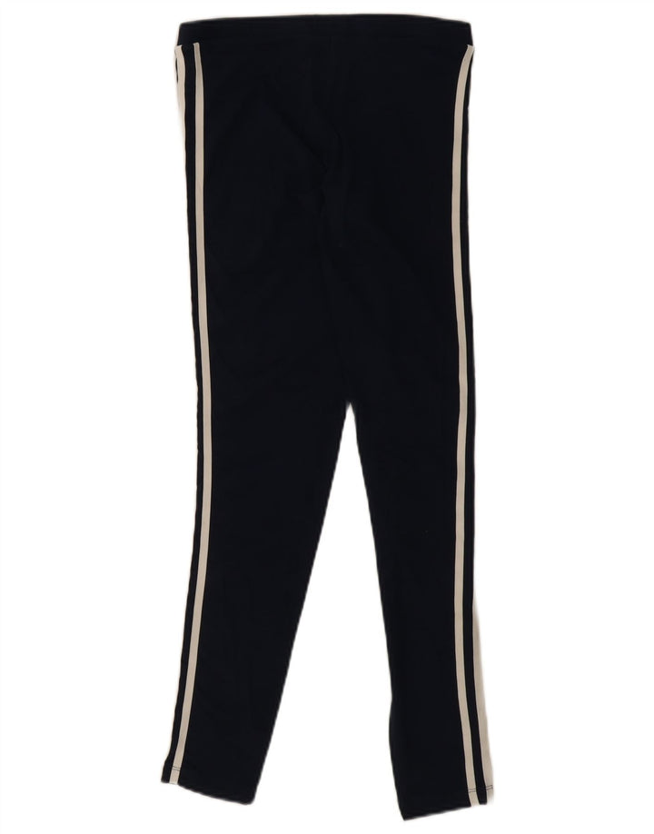 ADIDAS Womens Leggings UK 10 Small Black Cotton