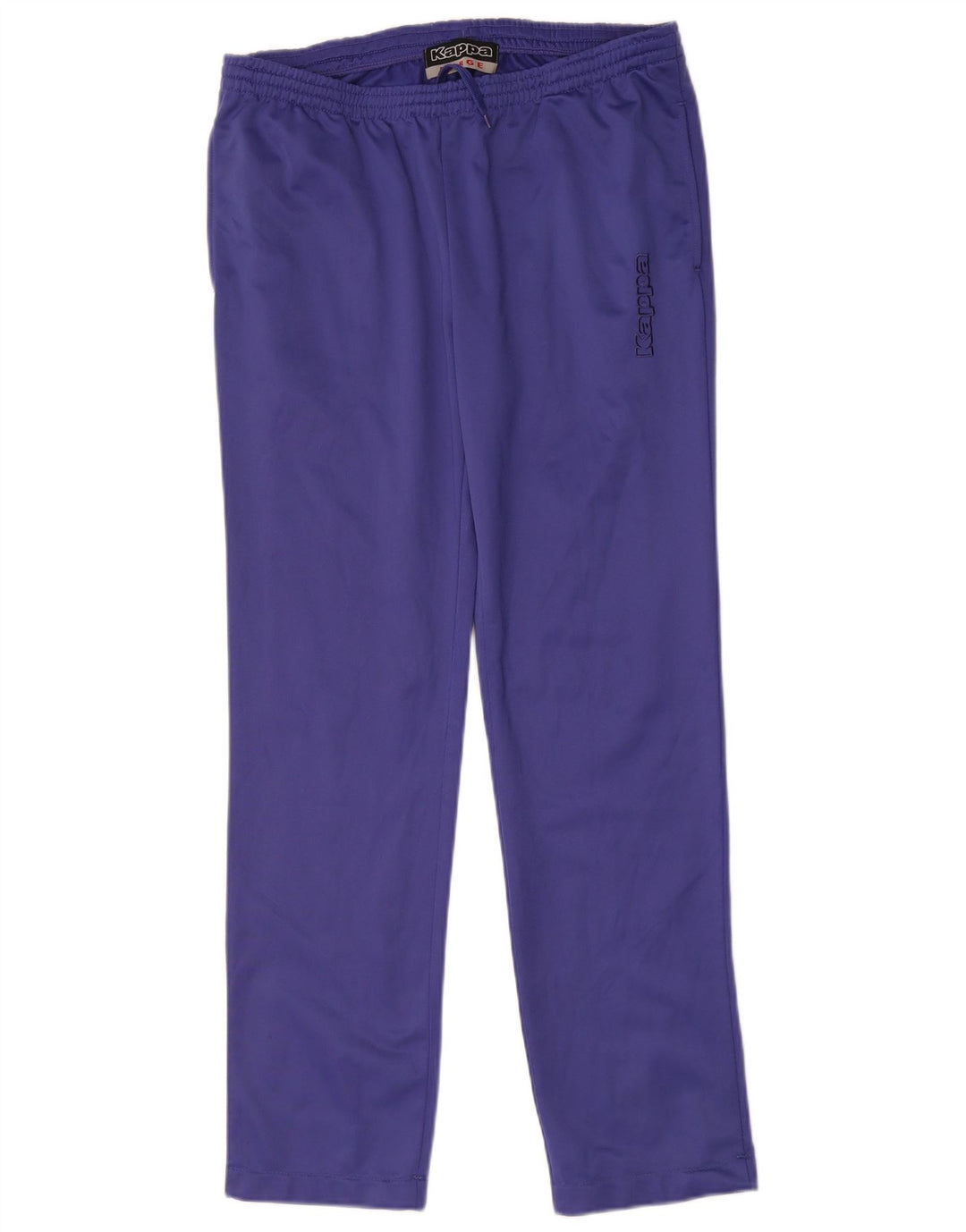 Calça de treino feminina Kappa UK 14 grande poliéster roxo