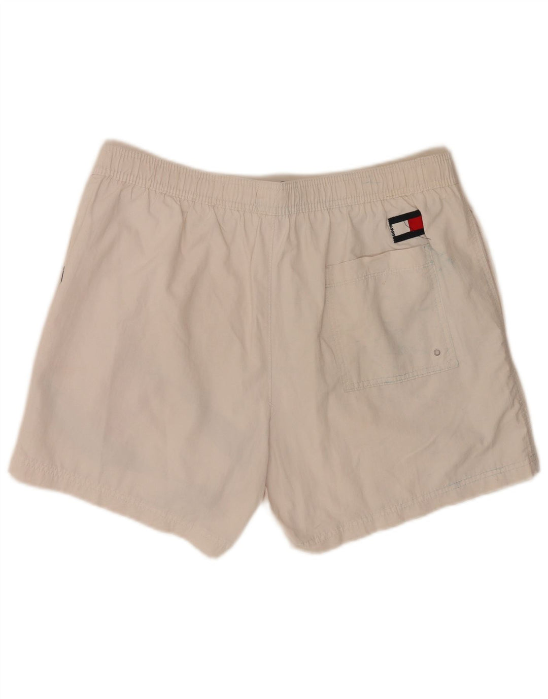 Shorts de natação masculino Tommy Hilfiger Graphic Regular XL branco colorblock