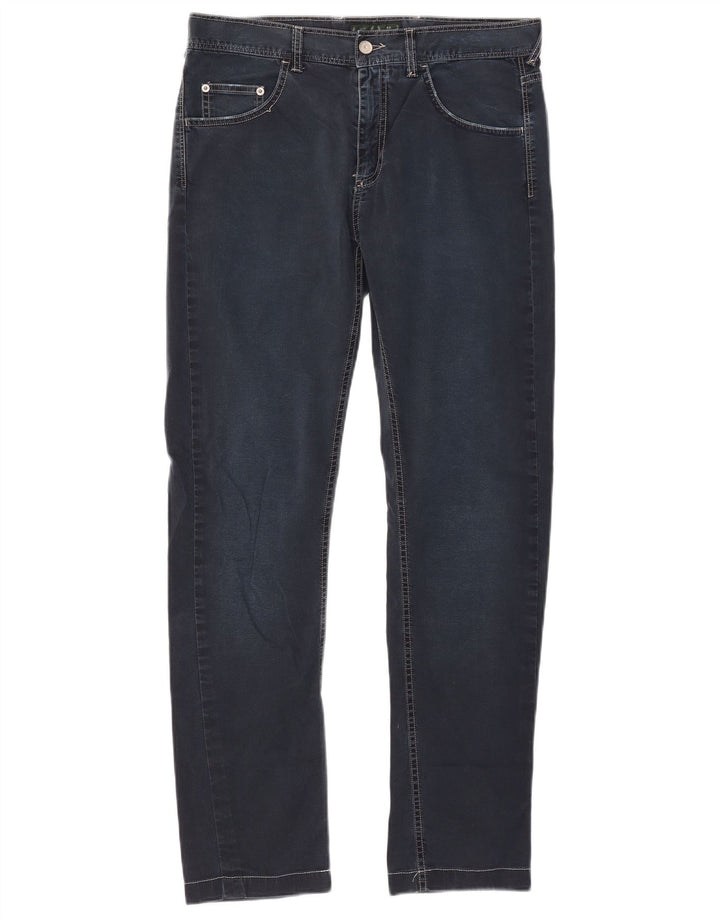 Fred Perry Mens Slim Jeans IT 48 Médio W33 L30 Azul Marinho Algodão