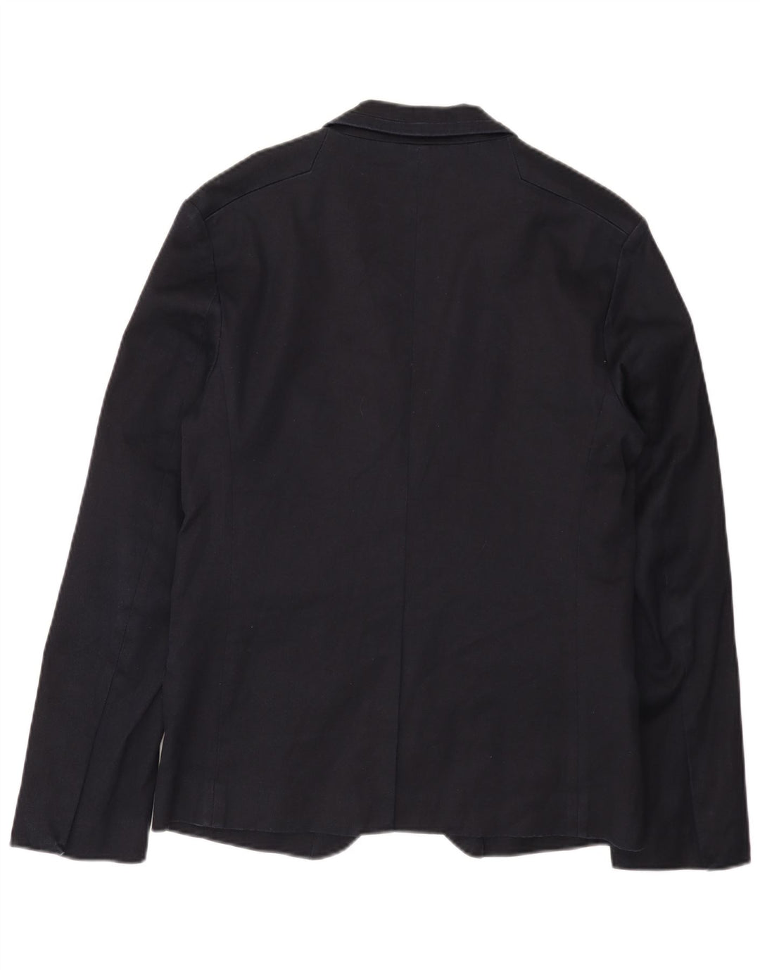 Jaqueta Blazer Masculina Armani Exchange com 2 Botões Reino Unido 38 Algodão Azul Marinho Médio