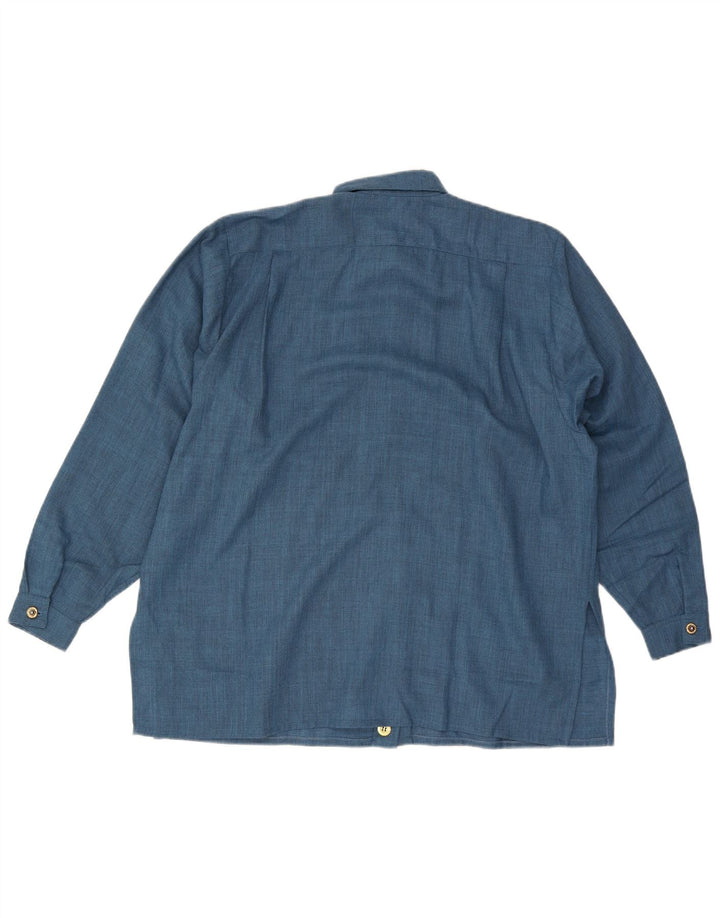 Camisa oversized feminina Cinzia Rocca IT 44 lã azul médio