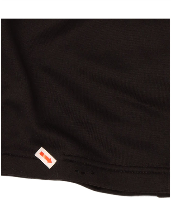 ADIDAS Mens Tracksuit Top Jacket Grande Preto Colourblock Poliéster