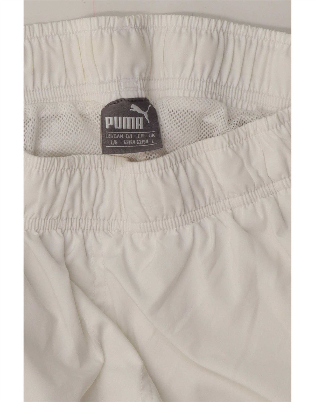 Shorts esportivos masculinos Puma grandes brancos