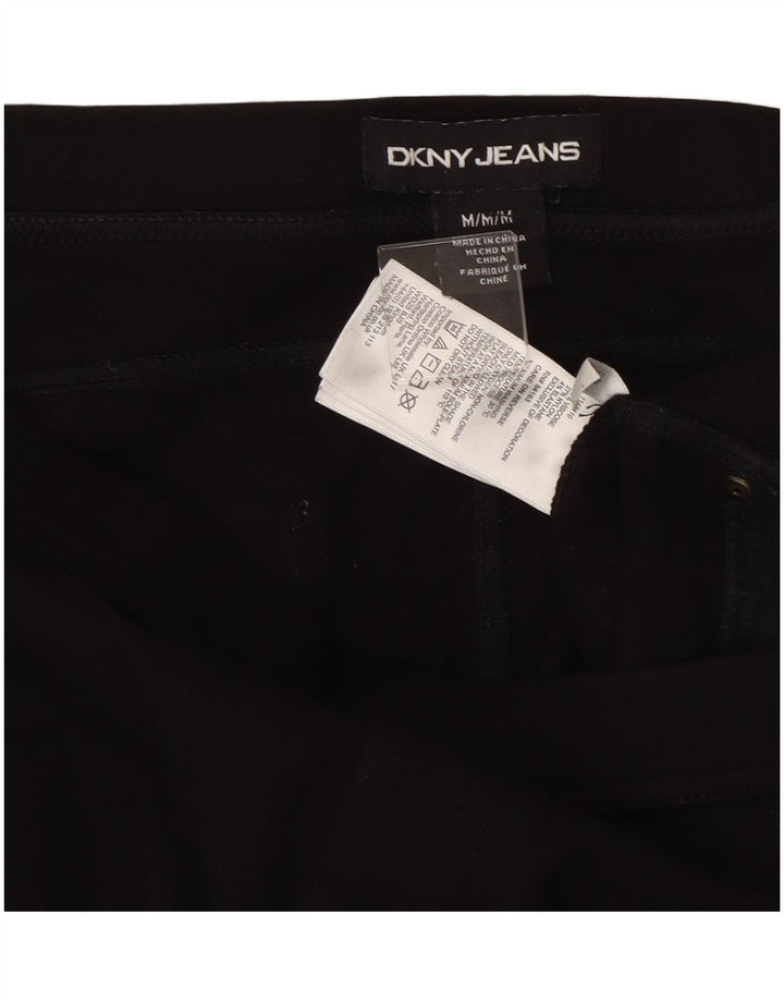 Calça feminina casual slim Dkny média W30 L27 preta viscose