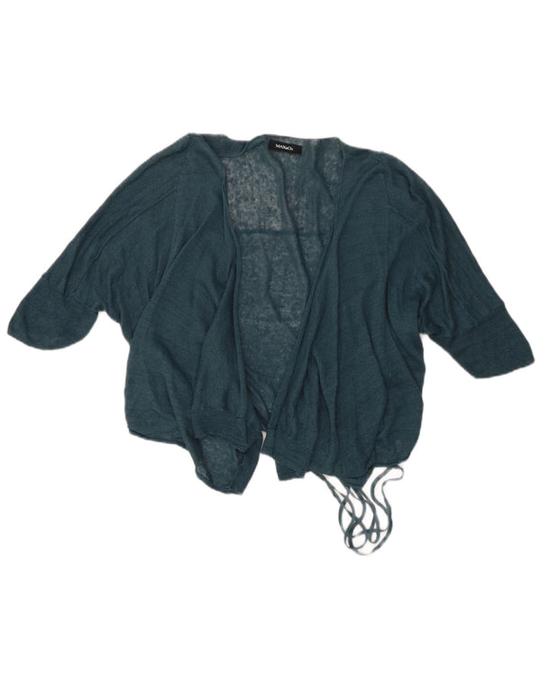 Cardigan feminino Max & Co. manga 3/4 UK 16 grande azul