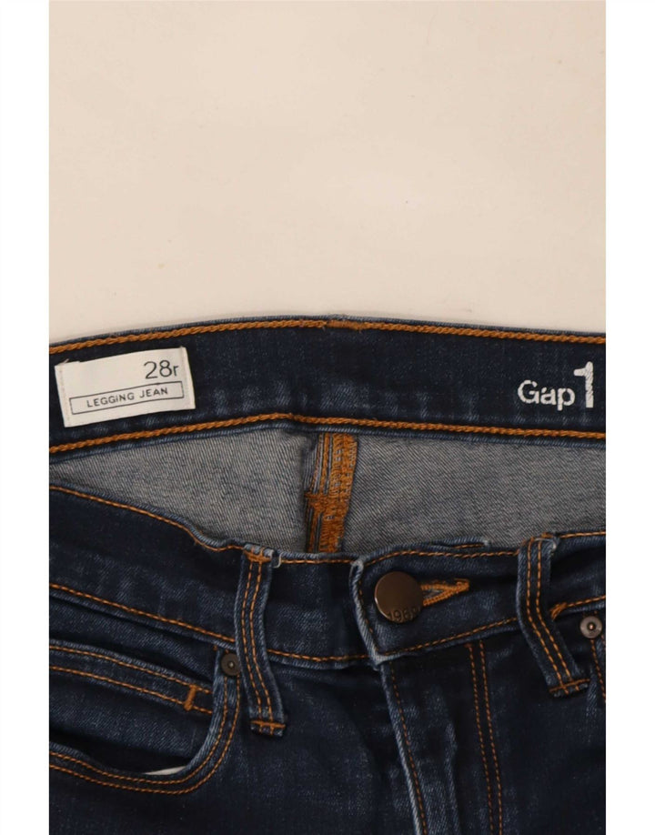 Calça jeans skinny feminina Gap W28 L29 azul marinho