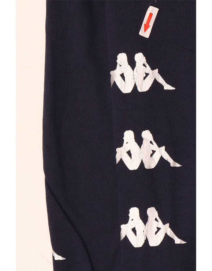 Calça de treino masculina Kappa Graphic azul marinho médio