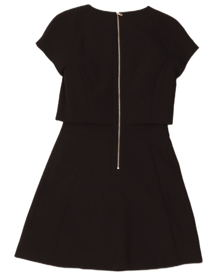 Vestido feminino Ted Baker evasê tamanho 0 2XS poliéster preto