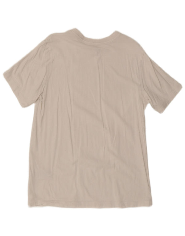 Camiseta Nike masculina gráfica Top médio algodão branco