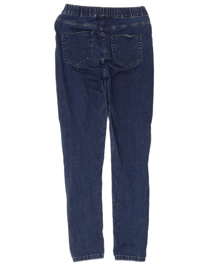 WHITE STUFF Jeans feminino Jegging UK 10 pequeno W28 L29 algodão azul