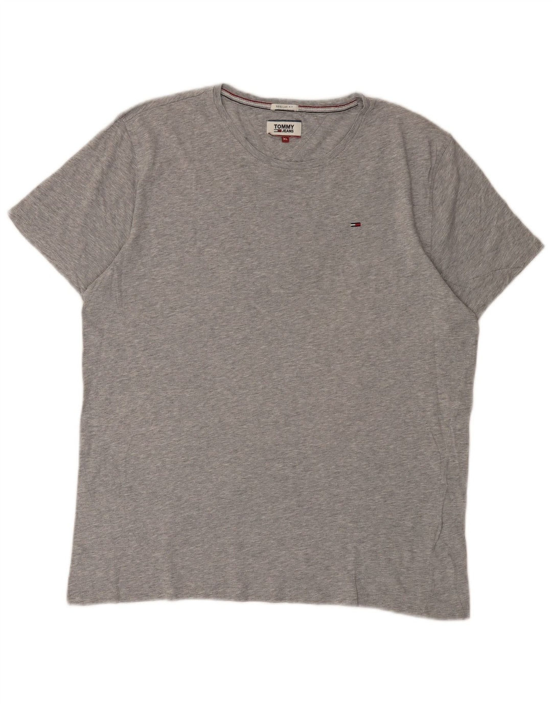 Camiseta masculina Tommy Hilfiger Regular Fit Top XL cinza manchado