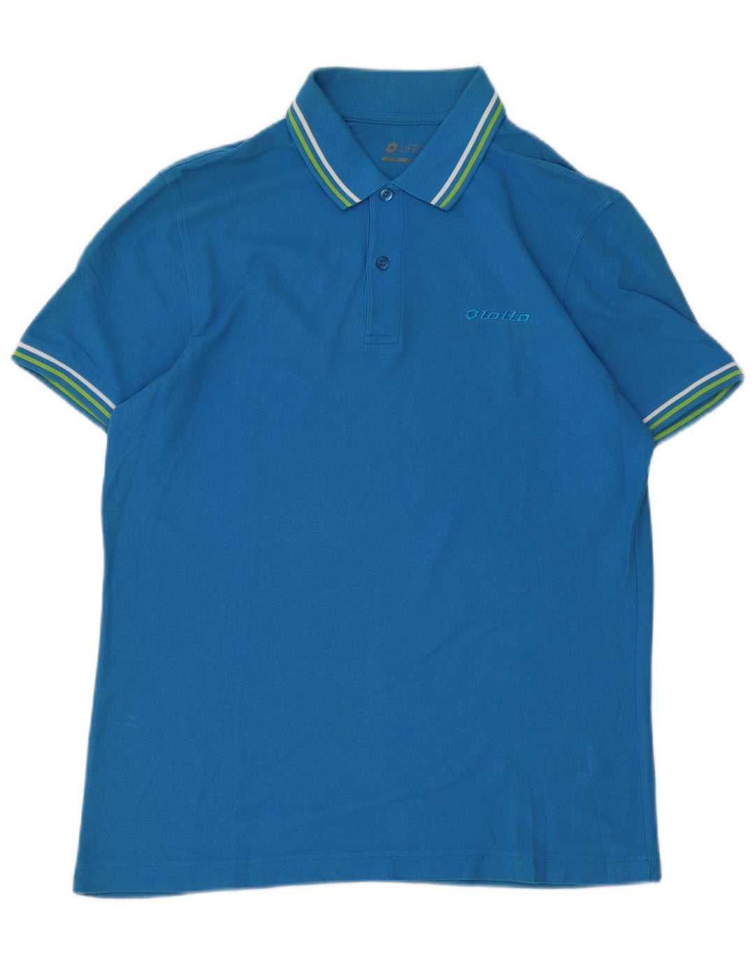 Camisa polo masculina Lotto azul médio